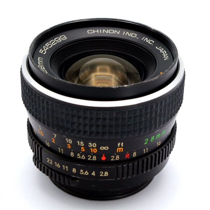 Chinon 28mm f/2.8 voor M42 Prime objektiv