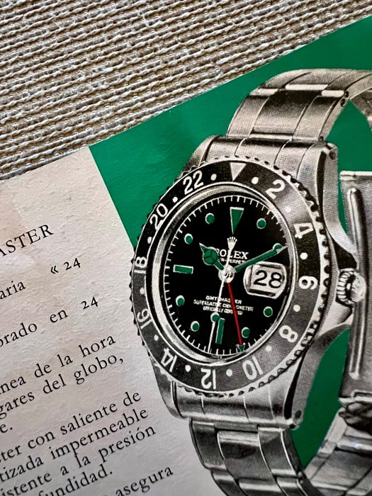 Rolex - brochure - GMT MASTER - ref.  1675