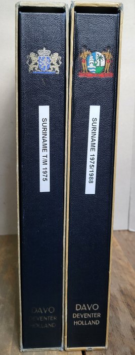 Surinam 1873/1988 - Samling i 2 DAVO albums