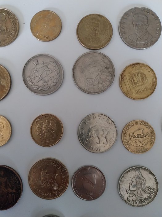 Verden. Coin collezione N⁰ 160 pezzi tutti diversi.  (Ingen mindstepris)