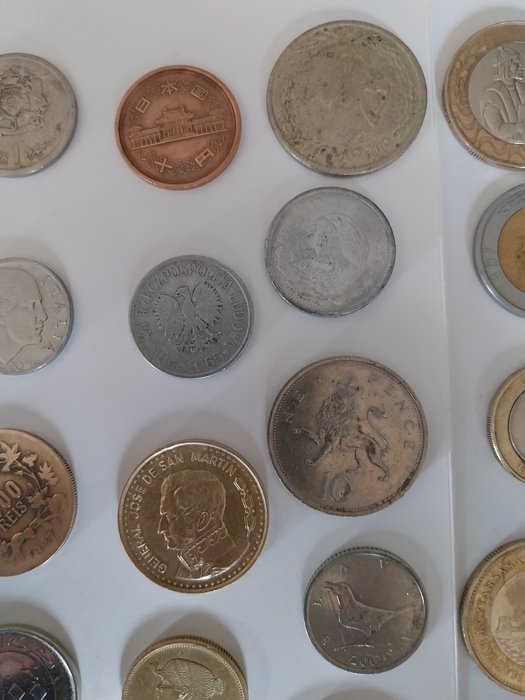 Verden. Coin collezione N⁰ 160 pezzi tutti diversi.  (Ingen mindstepris)