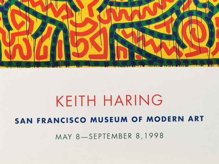 Keith Haring (after) - Keith Haring 1998 exhibition poster