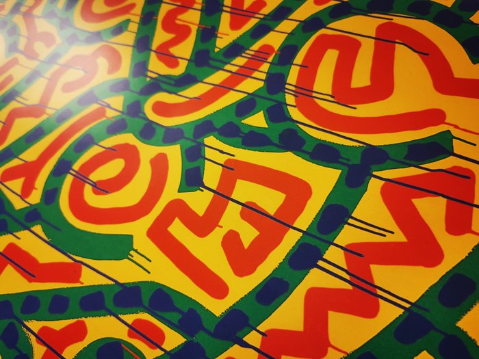 Keith Haring (after) - Keith Haring 1998 exhibition poster