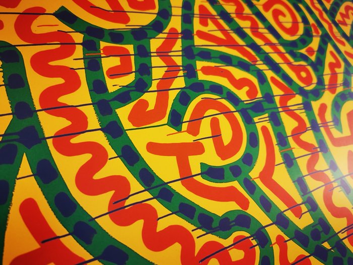 Keith Haring (after) - Keith Haring 1998 exhibition poster