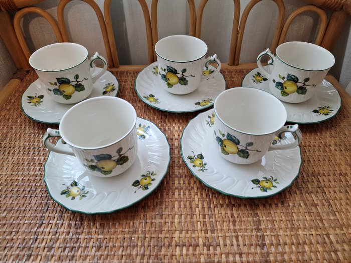 Villeroy  Boch - Kop og underkop (8) - Knogleporcelæn - Kaffestel