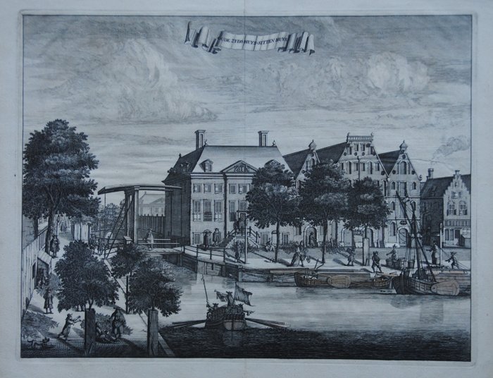 Holland - Amsterdam; C. Commelin - Oude zyds Huys-sitten Huys - 1681-1700