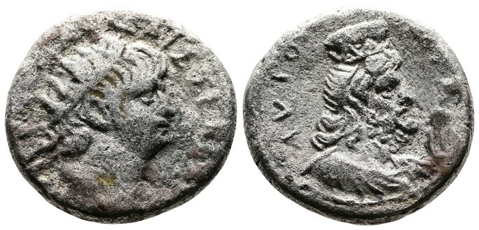 Romerriget (Provinsielt). Nero. Tetradrachm 54-68 AD. Egypt, Alexandria  (Ingen mindstepris)