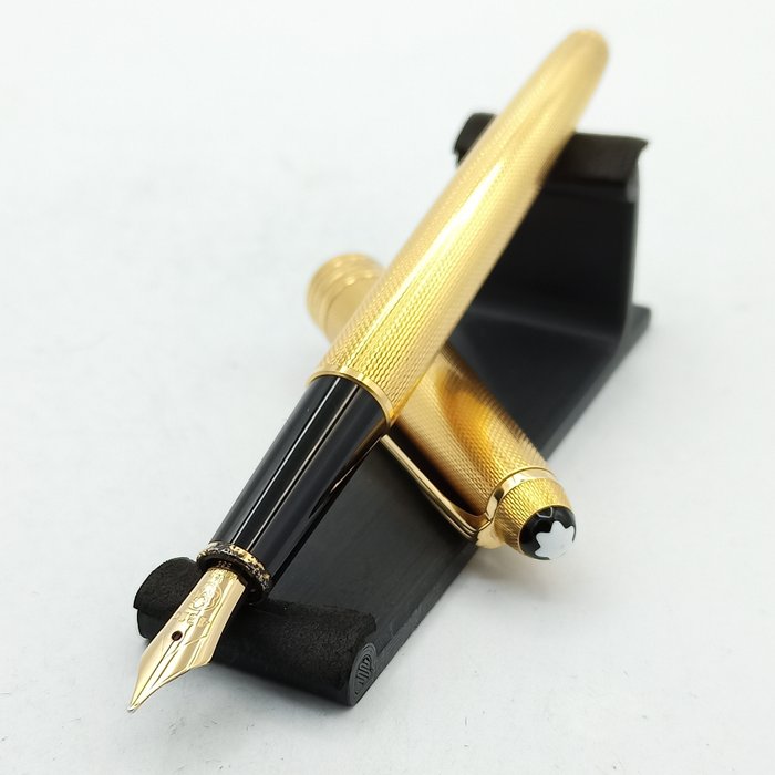 Montblanc - Meisterstuck 144 - Solitaire - Gold plated - Fyldepen