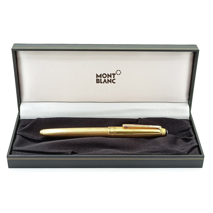 Montblanc - Meisterstuck 144 - Solitaire - Gold plated - Fyldepen