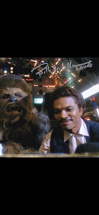 Star Wars - Signed by Billy Dee Williams (Lando Calrissian)