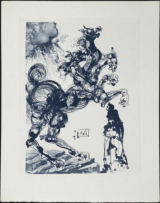 Salvador Dali (1904-1989) - Cerberus - Divine Comedy