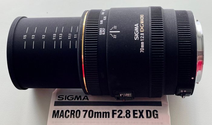 Sigma EX DG 70mm F2,8 MACRO Makroobjektiv