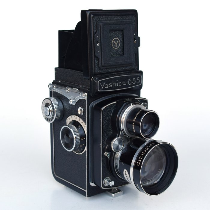 Yashica 635 To-øjet spejlreflekskamera (TLR)