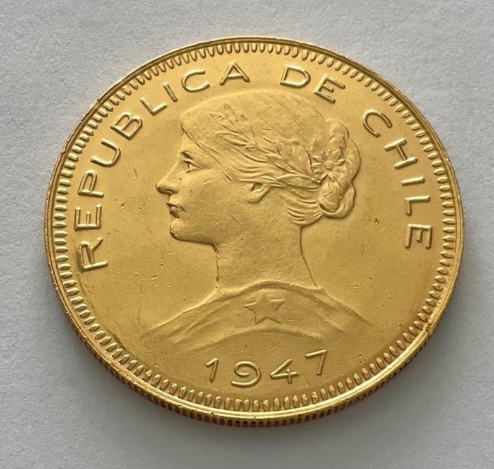 Chile. 100 Pesos 1947