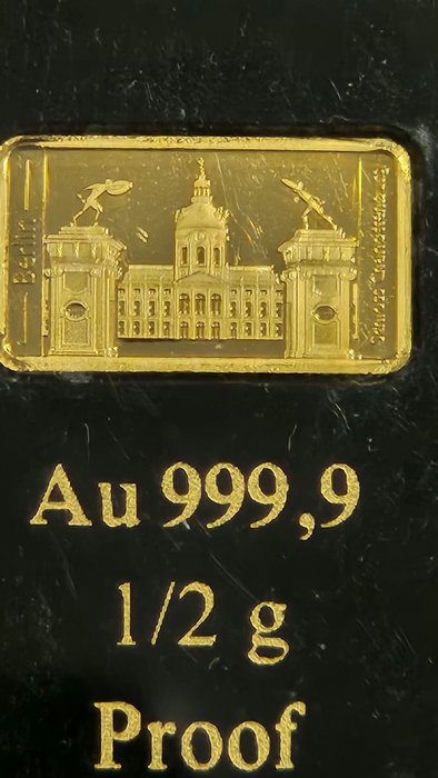 Tyskland. Gold Bar ND Berlin Schloss, (.999) Proof  (Ingen mindstepris)