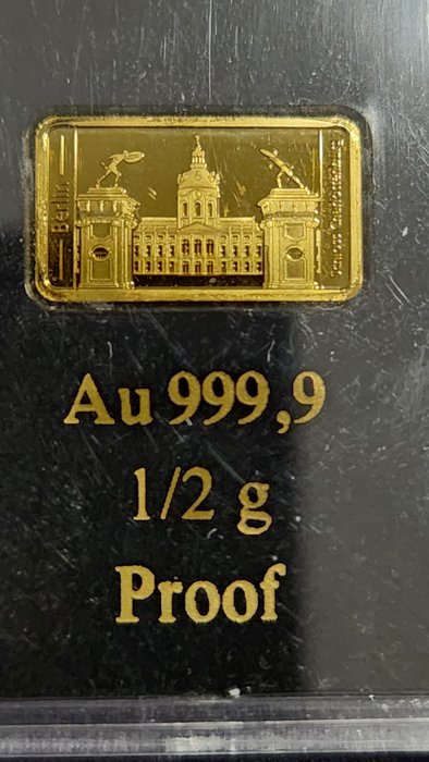 Tyskland. Gold Bar ND Berlin Schloss, (.999) Proof  (Ingen mindstepris)