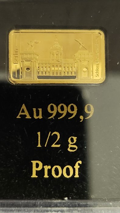 Tyskland. Gold Bar ND Berlin Schloss, (.999) Proof  (Ingen mindstepris)