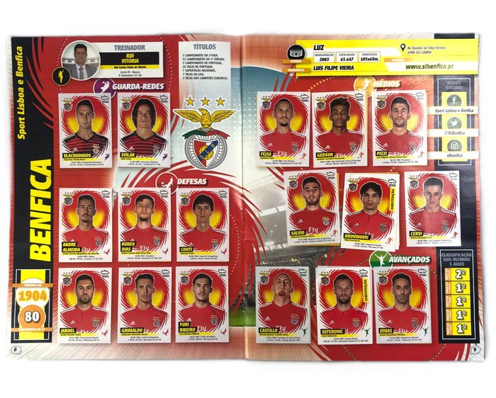 Panini - Futebol 2018/19/20 Portuguese League - 2 Complete Album