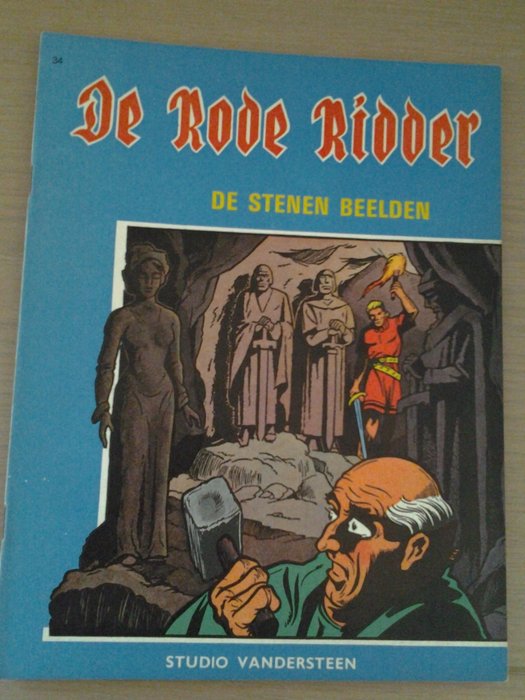 De Rode Ridder 32+34 - Angst over nevelland + De stenen beelden - 2 Album - Første udgave - 1966