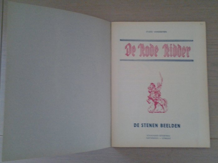 De Rode Ridder 32+34 - Angst over nevelland + De stenen beelden - 2 Album - Første udgave - 1966