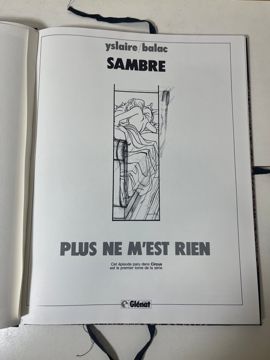 Sambre T1 - Plus ne m'est rien + sérigraphie - C - 1 Album - Begrænset udgave - 1986