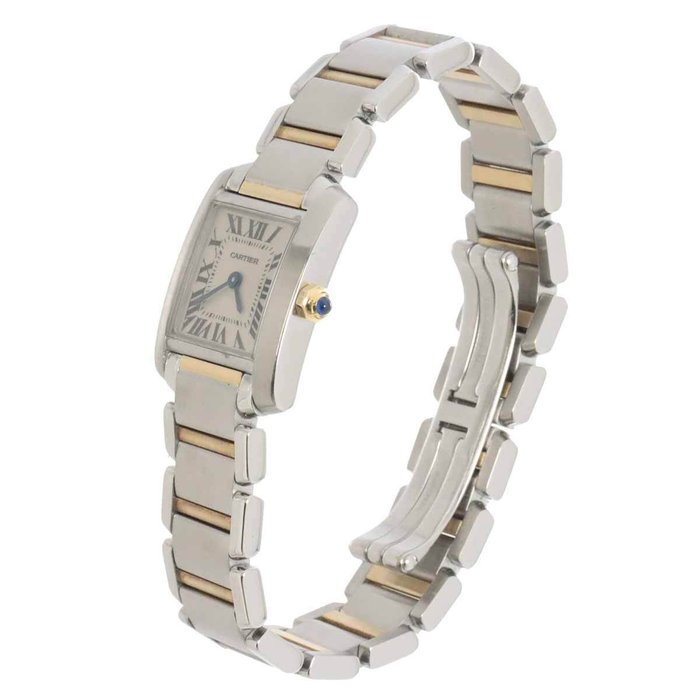 Cartier - Tank Francaise SM - W51007Q4 - Kvinder - 2000-2010