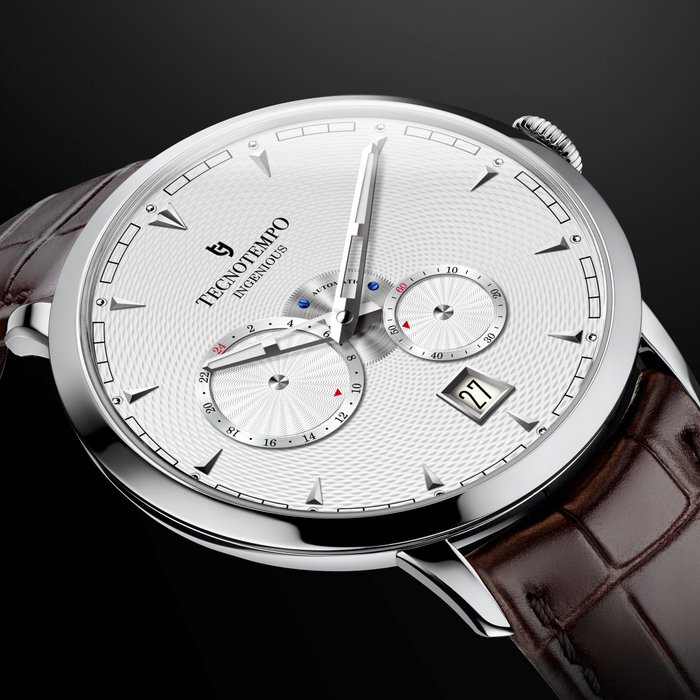 Tecnotempo - "Ingenious" - White Dial - Limited Edition 150PCS - - TT.ING.W - Mænd - 2011-nu