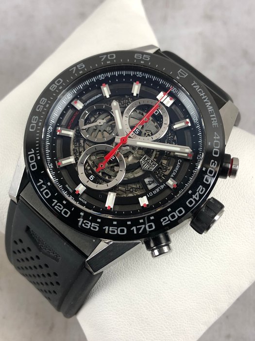 TAG Heuer - Carrera Calibre Heuer 01 Skeleton Chronograpgh Automatic - CAR2A1Z-0 - Mænd - 2011-nu