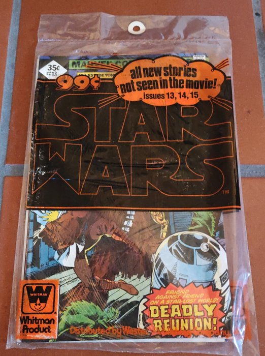 Star Wars #1 - 18 - Whitman reprints in sealed bags - with #1 35c Multi-Pack Edition - 6 Comic - 1977/1978