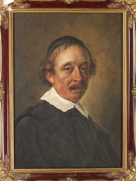 Frans I Hals (1580-1666) After - Porträt eines Predigers