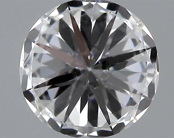 1 pcs Diamant  (Natur)  - 0.50 ct - Rund - E - VVS1 - Gemological Institute of America (GIA)