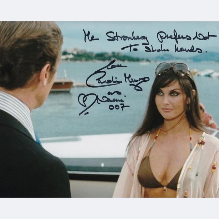 James Bond 007: The Spy Who Loved Me - Signed by Caroline Munro (Naomi) - WITH VERY RARE QUOTE