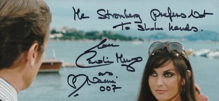 James Bond 007: The Spy Who Loved Me - Signed by Caroline Munro (Naomi) - WITH VERY RARE QUOTE