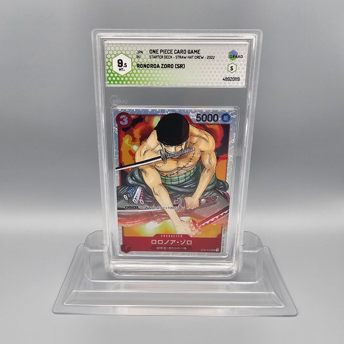 RORONOA ZORO - 2 Graded card - Graad 9.5