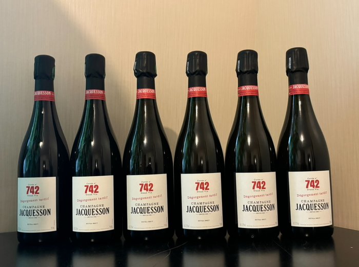 Jacquesson, Dégorgement Tardif cuvée 742 - Champagne - 6 Flasker (0,75 L)