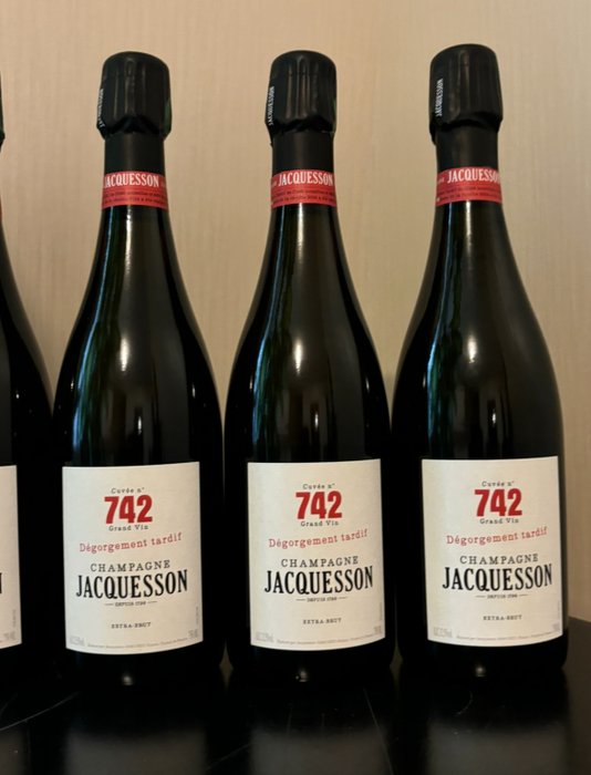 Jacquesson, Dégorgement Tardif cuvée 742 - Champagne - 6 Flasker (0,75 L)