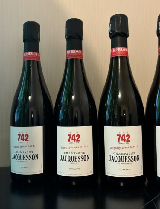 Jacquesson, Dégorgement Tardif cuvée 742 - Champagne - 6 Flasker (0,75 L)