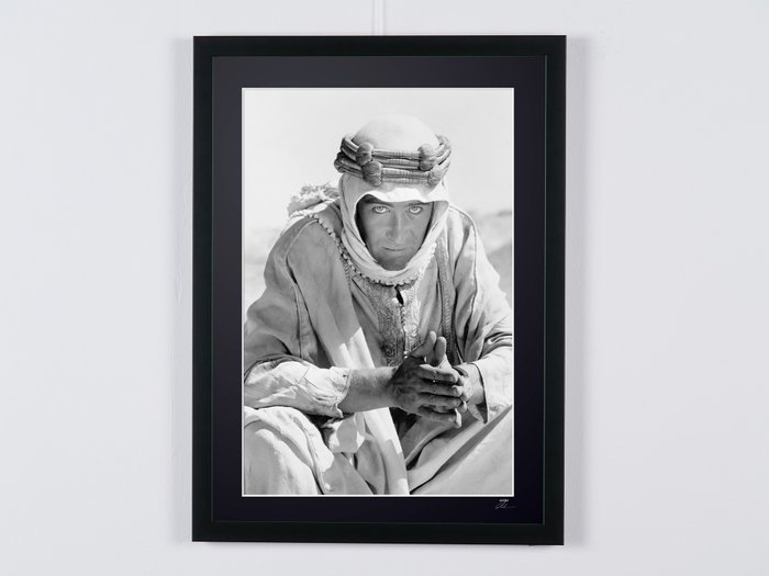 Lawrence of Arabia 1963 - Peter O'Toole - Fine Art Photography - Luxury Wooden Framed 70X50 cm - Limited Edition Nr 01 of 30 - Serial ID 30500 - Original Certificate (COA), Hologram Logo Editor and QR Code - 100% New items.