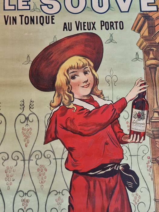 Imp. Camis, Paris - Le Souverain vin tonique aux porto - Paul Bergé Bordeaux - 1900‹erne