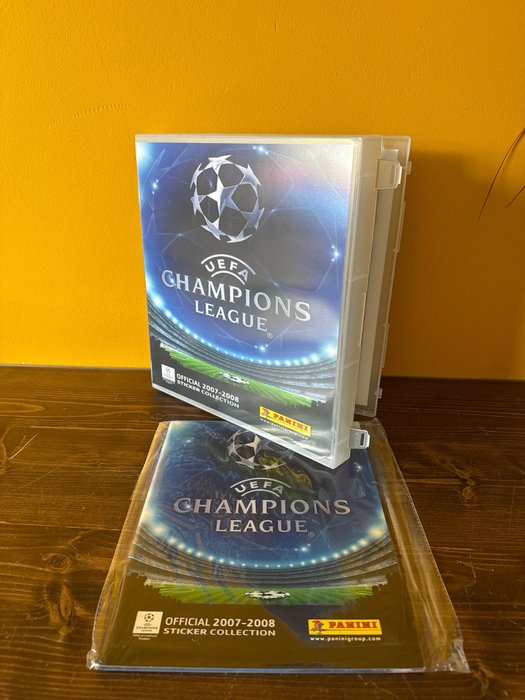 Panini - Champions League 2007/08 - Cristiano Ronaldo Lionel Messi - Empty album + complete loose sticker set