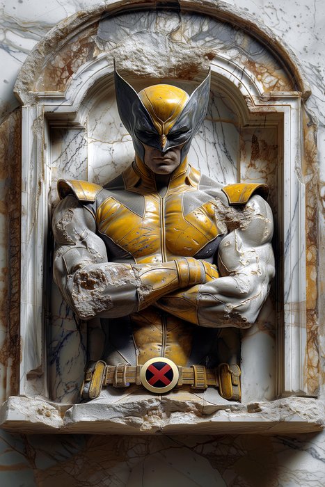 Artxlife - Wolverine Marble Relief [XXL]