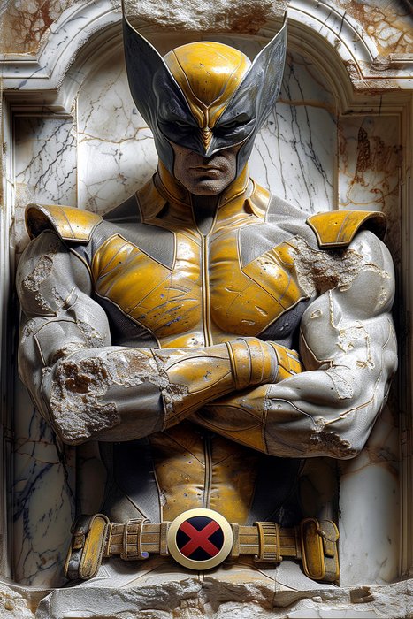 Artxlife - Wolverine Marble Relief [XXL]