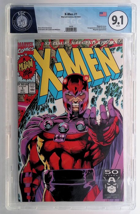 X-Men #1 - EGC graded 9.1 - 1 Graded comic - 1991