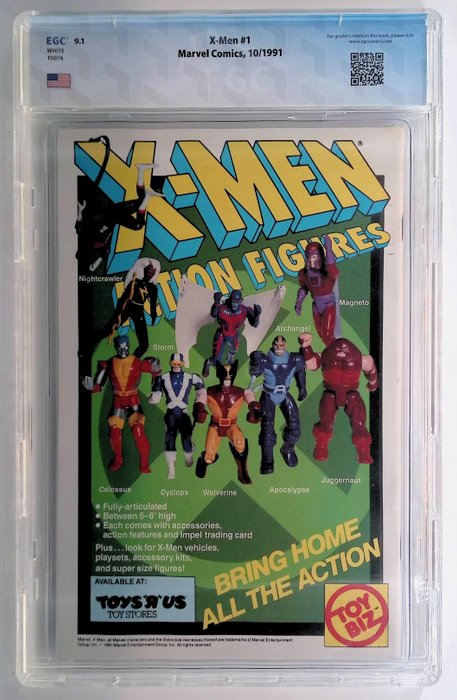 X-Men #1 - EGC graded 9.1 - 1 Graded comic - 1991