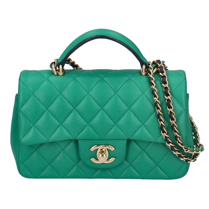 Chanel - Top Handle Mini Flap Bag   AS2431 - Taske