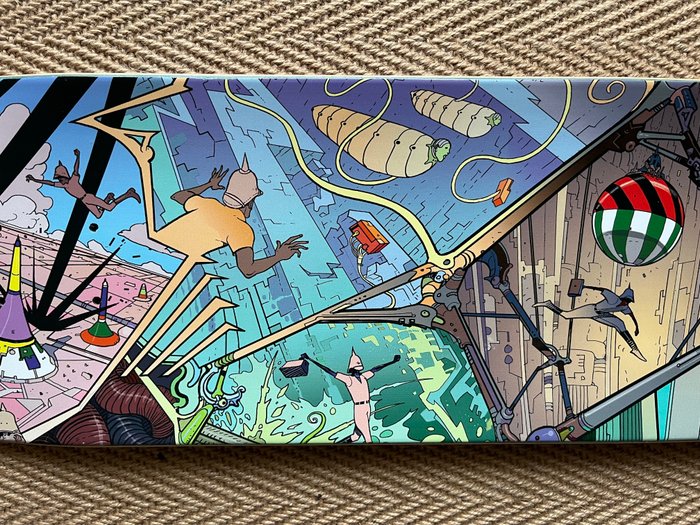 Moebius - 1 Primitive x Moebius Gillet Major Fresque Skateboard Deck - Gillet