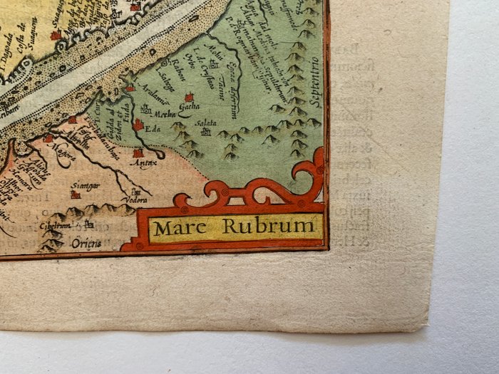 Saudi-Arabien - Afrika, Røde Hav; P. Bertius - Mare Rubrum - 1601-1620