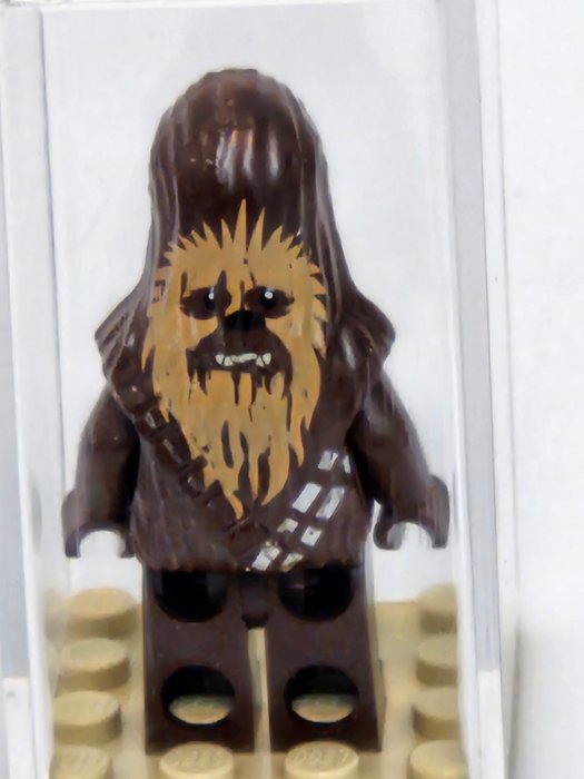 Lego - Minifigurer - Minifigure misdruk Starwars Chewbacca 100% origineel! + showcase Extreem zeldzaam!