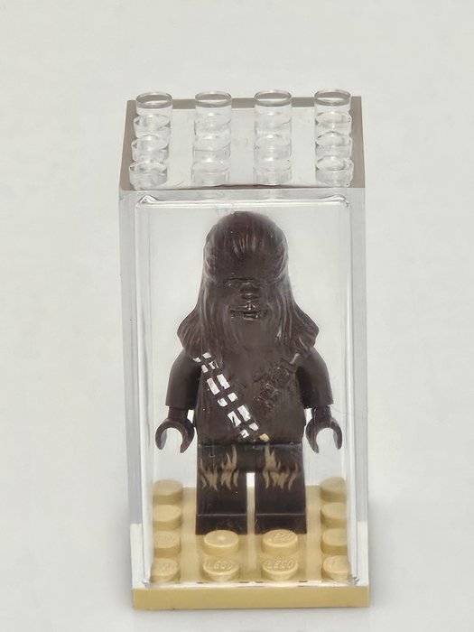 Lego - Minifigurer - Minifigure misdruk Starwars Chewbacca 100% origineel! + showcase Extreem zeldzaam!