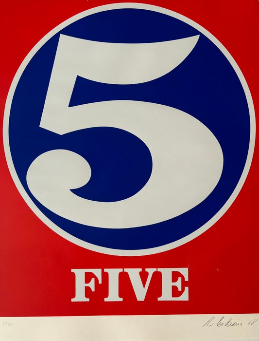 Robert Indiana (1928-2018) - Numbers (No5)